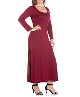 Women's Plus Size Maxi Dress