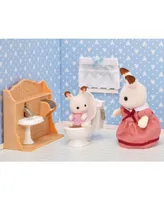 Calico Critters Playful Starter Furniture Set, Dollhouse Furniture Set with Figure and "Working" Appliances