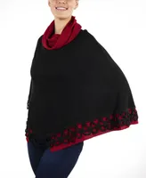 Simply Natural Women's Alpaca Poncho Petra Crochet