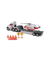FunRise Mighty Fleet Titans Flatbed Truck with Helicopter