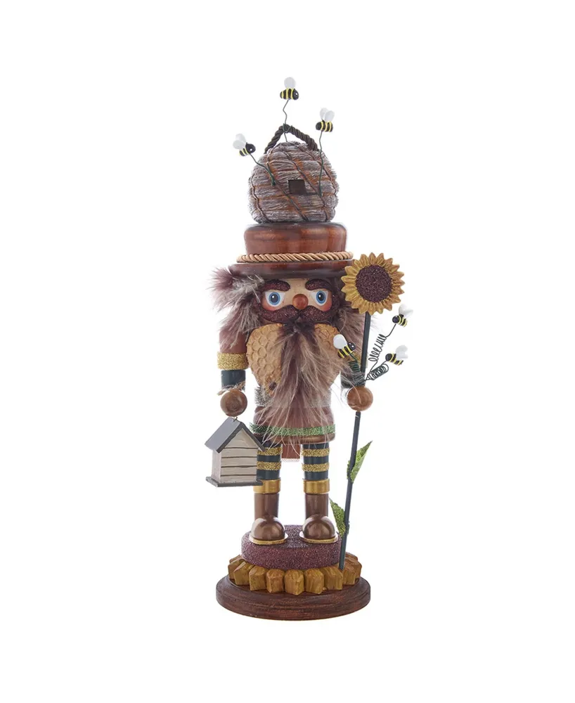 Kurt Adler 15" Hollywood Bee Keeper Nutcracker