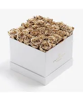 Square Box of Real Roses Preserved to Last Over A