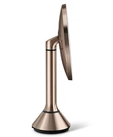 simplehuman 8" Round Sensor Makeup Mirror with Touch-Control Dual Light Settings