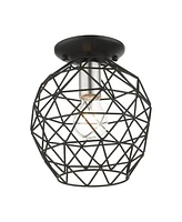 Geometric 1 Light Flush Mount