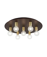 Hillview 7 Lights Flush Mount