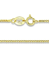 Giani Bernini Box Link 18" Chain Necklace in 18k Gold-Plated Sterling Silver, Created for Macy's