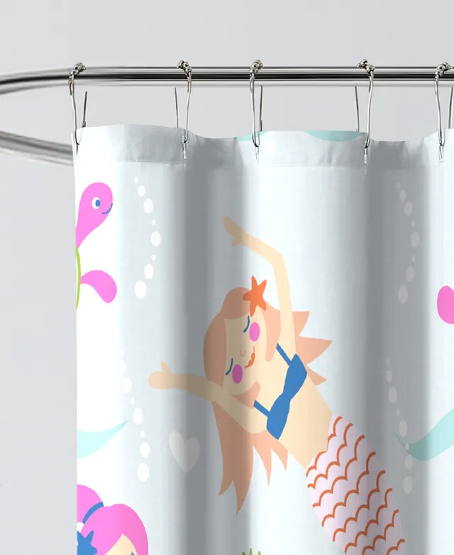 Macy's Dream Factory Mermaid Dreams 72 x 72 Shower Curtain