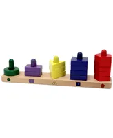 Melissa and Doug Kids Toy, Stack & Sort Board
