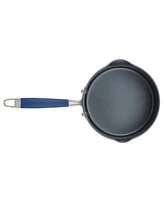 Anolon Advanced Home Hard-Anodized Nonstick Straining Saucepan, 2-Quart