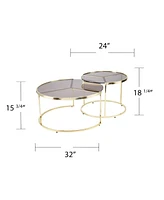 Martley Nesting Cocktail Table Set, 2 Piece