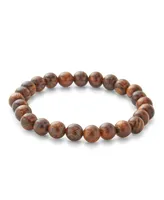 Men's Tigerwood Bead Bracelet