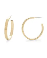 Lexi Metal Hoops Earrings - Gold