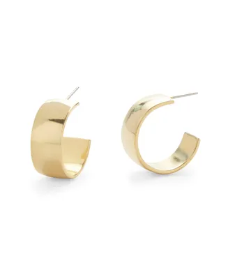 Alanna Huggie Hoops Earrings - Gold