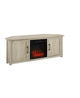 Camden 58" Corner Tv Stand with Fireplace