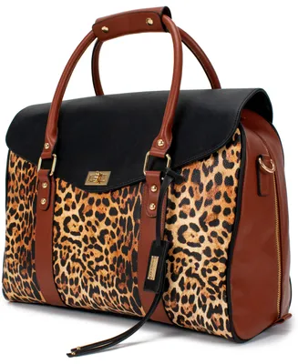 Leopard Travel Tote Weekender Bag