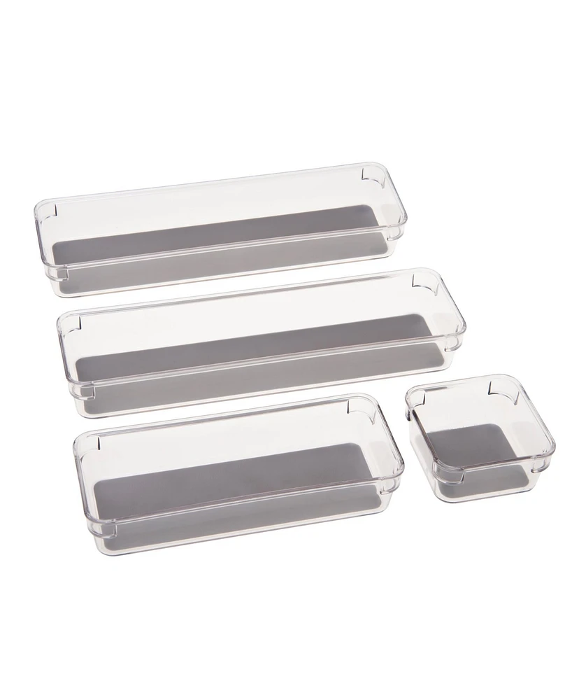 Simplify Multipurpose Drawer Organizers, 4 Pack