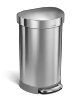 simplehuman 45L Semi-Round Trash Can