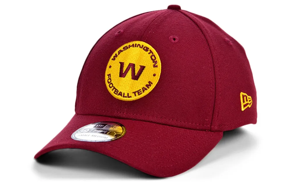 Men's New Era Burgundy Washington Football Team Alternate Logo Team Classic 39THIRTY Flex Hat