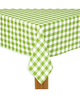 Lintex Buffalo Check Green 100% Cotton Table Cloth for Any Table 52"X70"