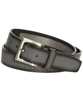 Pga Tour Men's Faux Leather Breathable Belt