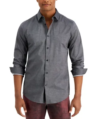 I.n.c. International Concepts Men's Ringo Pindot Shirt, Created for Macy's
