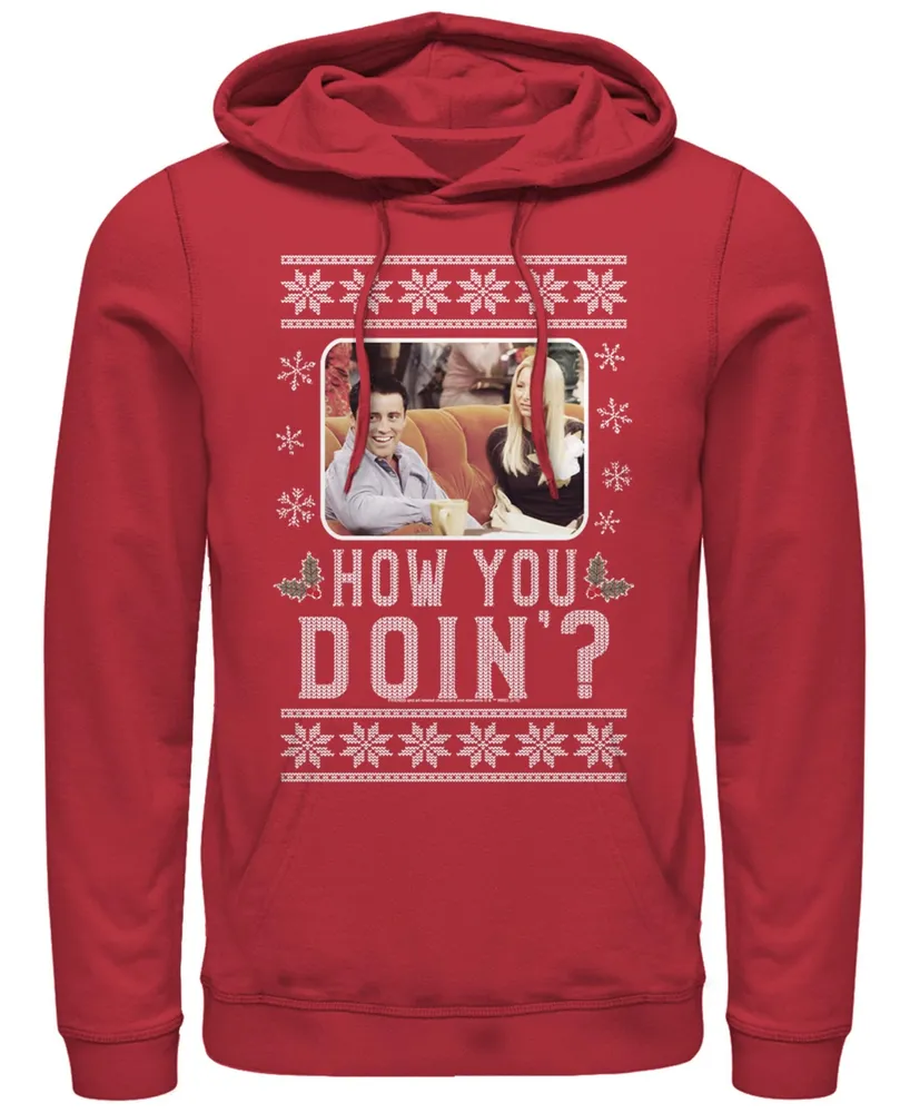 Men's Friends Holiday How You Doin Hoodie