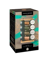 Cole & Mason Blyth Classic Bamboo 16 Jar Carousel Spice Rack
