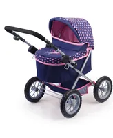 Trendy Pram Stroller for Toy Baby Dolls