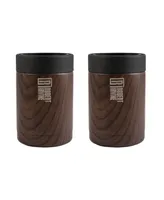 Robert Irvine by Cambridge Insulated Can Coolers, Set of 2