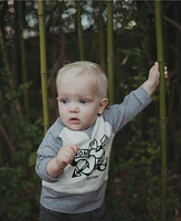 Baby Boys and Girls Organic Cotton Tattoo Sweatshirt