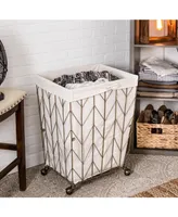 Honey Can Do Chevron Wire Hamper