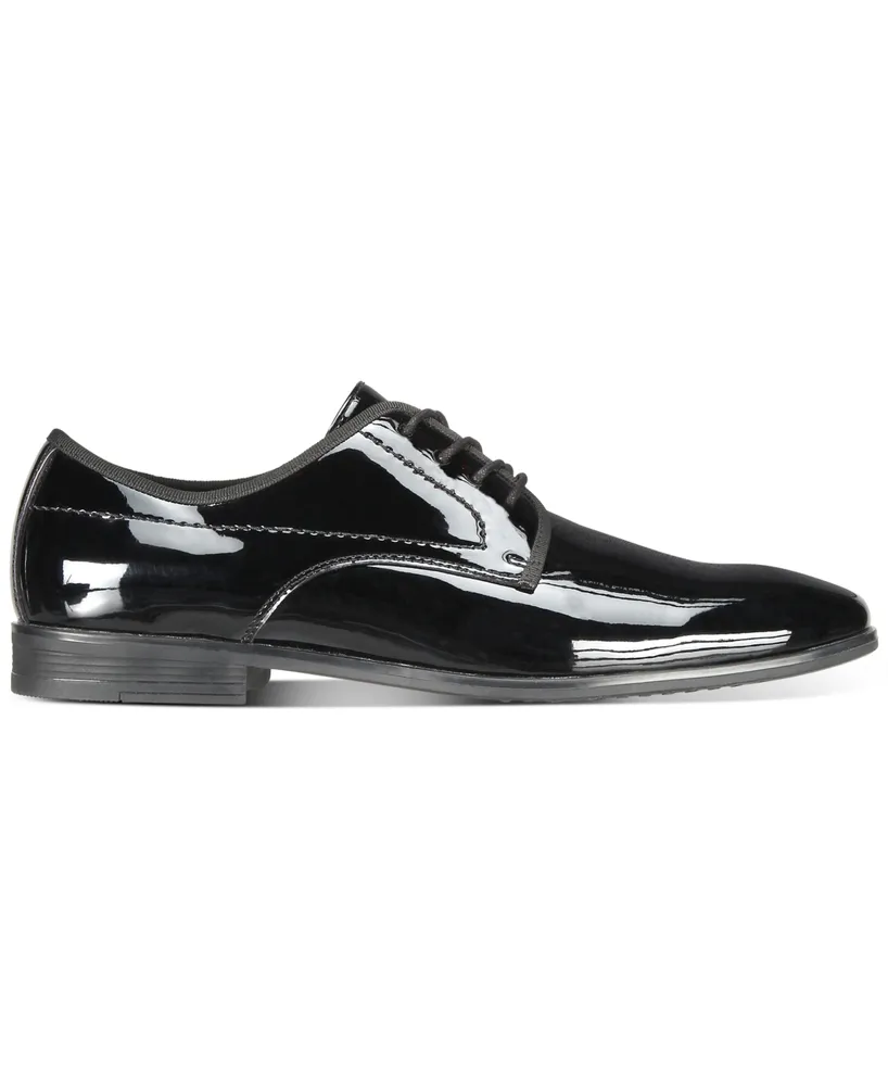 Alfani Men's Warner Patent Lace-Up Oxfords, Created for Macy's