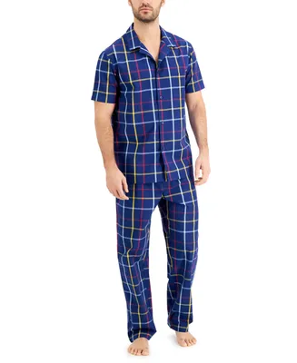 Club Room Men's Plaid Pajama Set, Created for Macy's