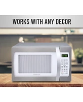 Farberware Professional 1.3 Cu. Ft. 1100-Watt Microwave Oven with Smart Sensor Cooking