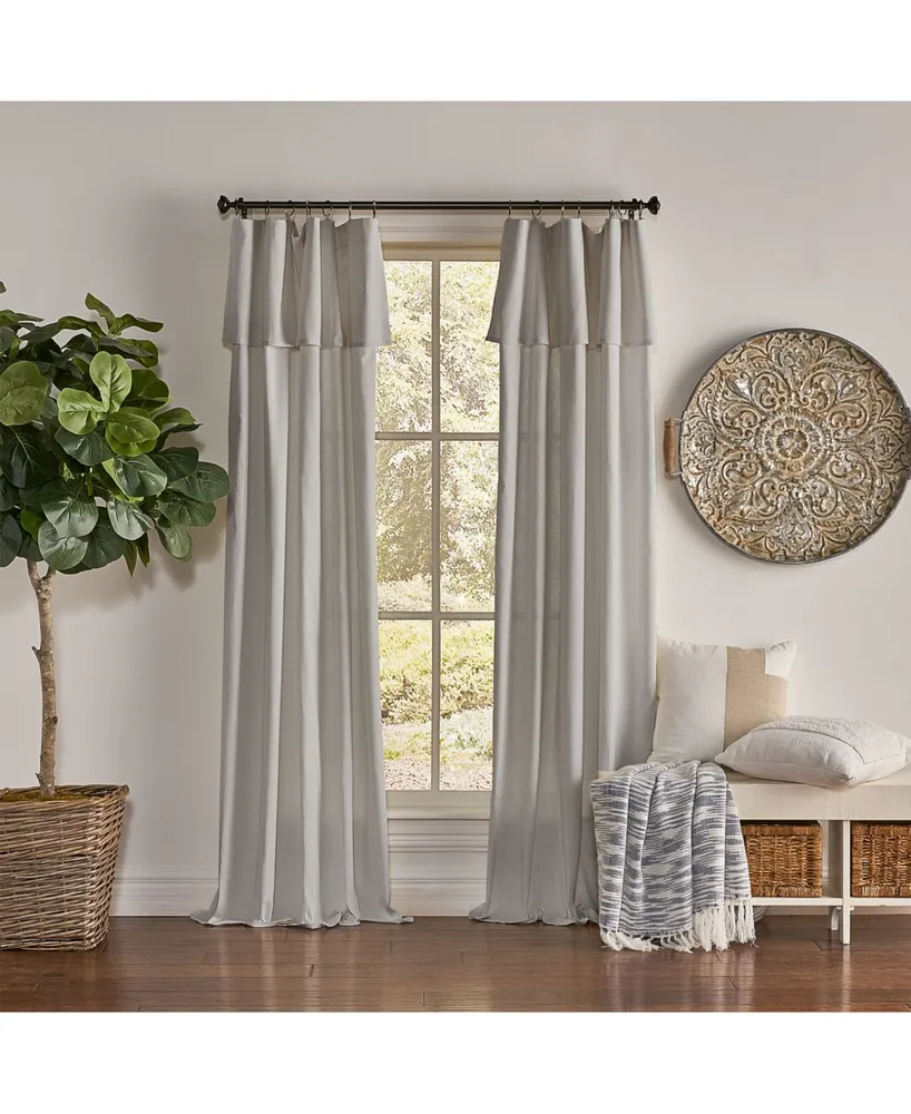 Mercantile 50" x 63" Drop Cloth Curtain Panel