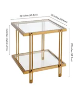 Inez Side Table - Gold