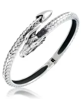 Andrew Charles by Andy Hilfiger Men's Dragon Bangle Bracelet in Stainless Steel