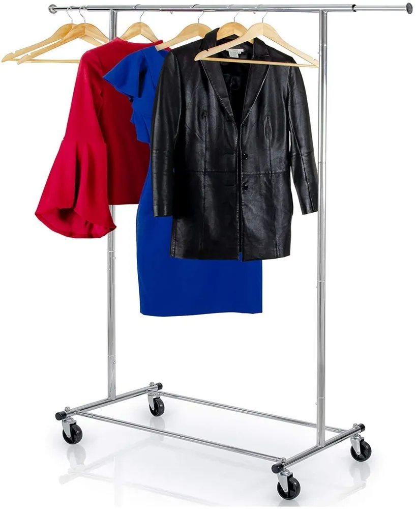 Chrome Commercial Folding Garment Rack