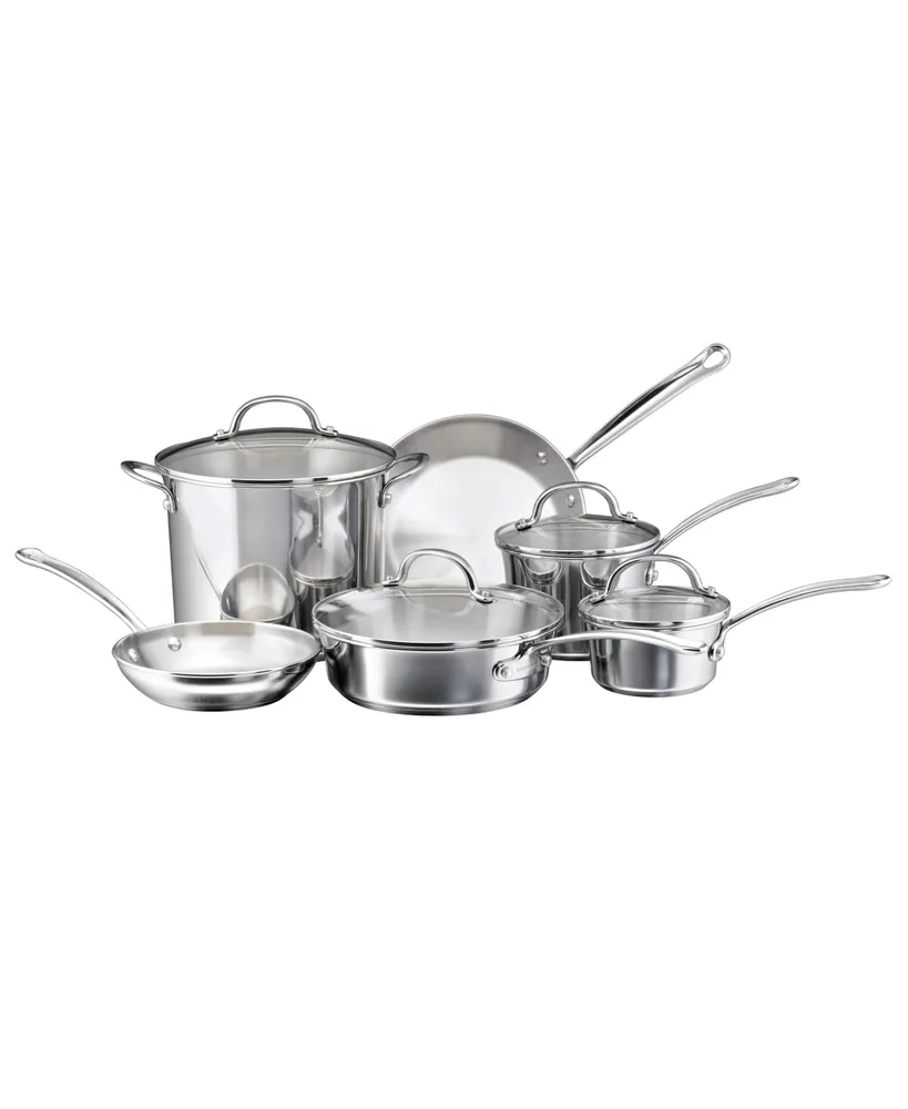 Calphalon Classic Stainless Steel 10-Pc. Cookware Set - Macy's