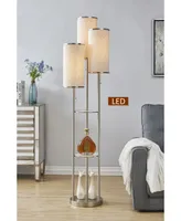 Artiva Usa Eleanor 66" Led Tri-Light Shelf Floor Lamp