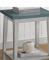 Furniture of America Surin Open Shelf Side Table