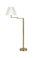 Moby Swing Arm Floor Lamp with Empire Shade