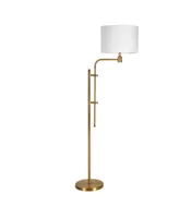 Polly Height-Adjustable Floor Lamp - Gold