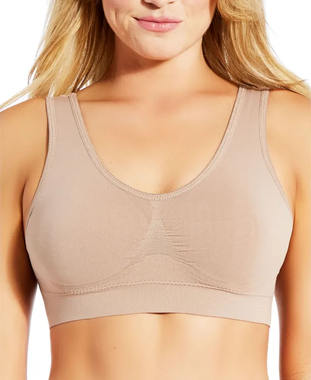 ICollection Women's Seamless 1 Piece Push-up Bra with No Hooks and