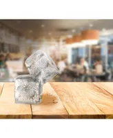 Tovolo Stacked Rocks Ice Molds, Set of 2 Classic Whiskey Rocks Ice Molds, Stackable Ice Molds for Cocktails, Traditional-Style Whiskey Rock Ice Makers