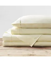 400 Thread Count Solid Cotton Sateen Sheet Set