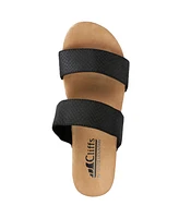 Cliffs by White Mountain Women's Tahlie Slide Sandals