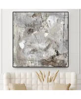 Giant Art Neutral Jostle Ii Oversized Framed Canvas, 45" x 45"