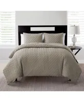 Vcny Home Nina Embossed Comforter Set Collection