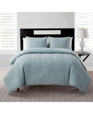 Vcny Home Nina Embossed Comforter Set